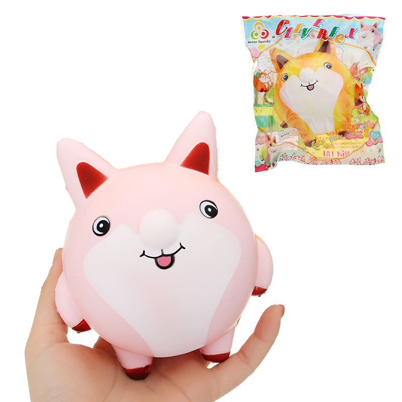 

Sunny Squishy Fat Fox Fatty 13cm Soft Медленная растущая коллекция Подарочная игрушка с упаковкой