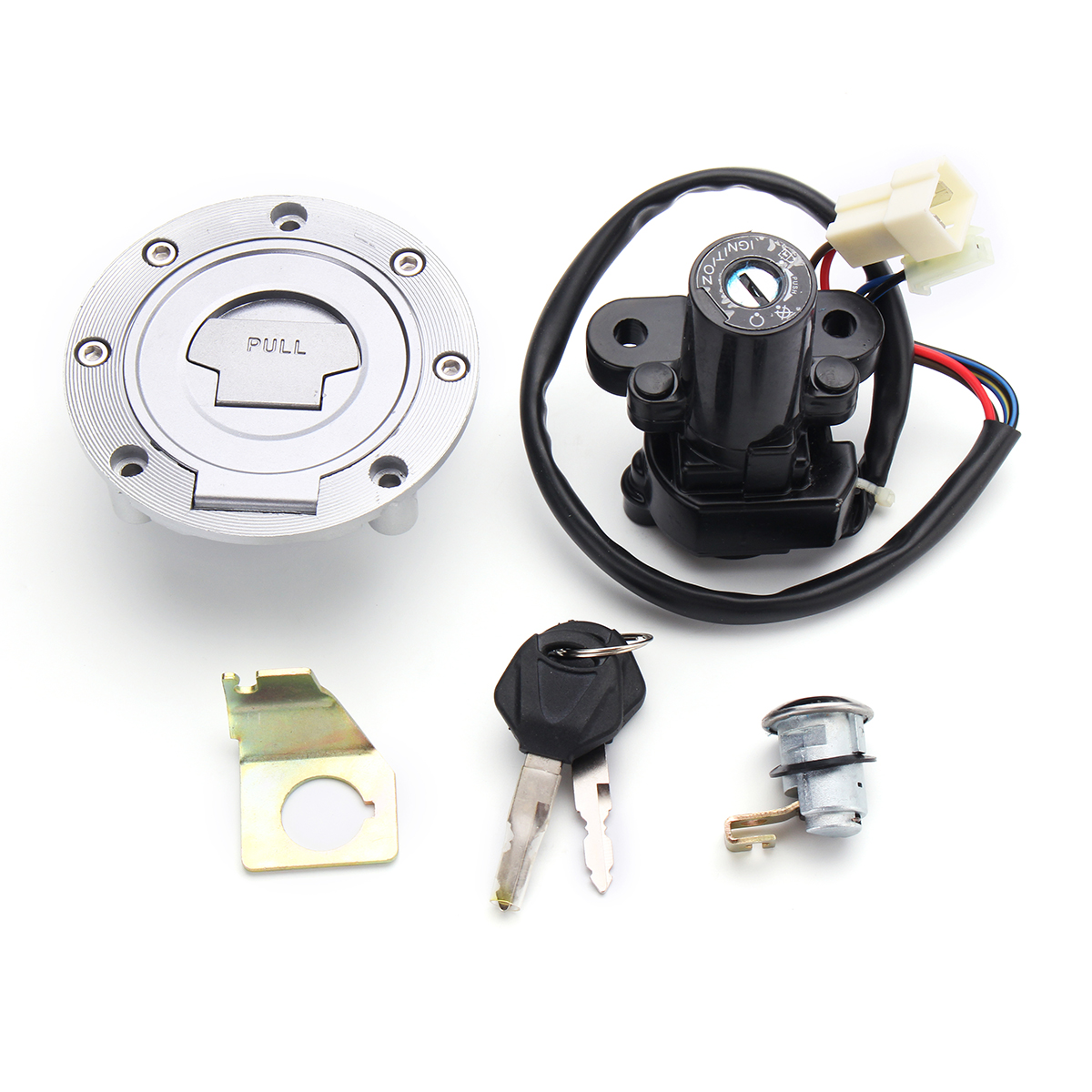 

Ignition Switch Lock & Fuel Gas Cap Key Set For Yamaha MT03 06-12 YZF R6 R1 98-05