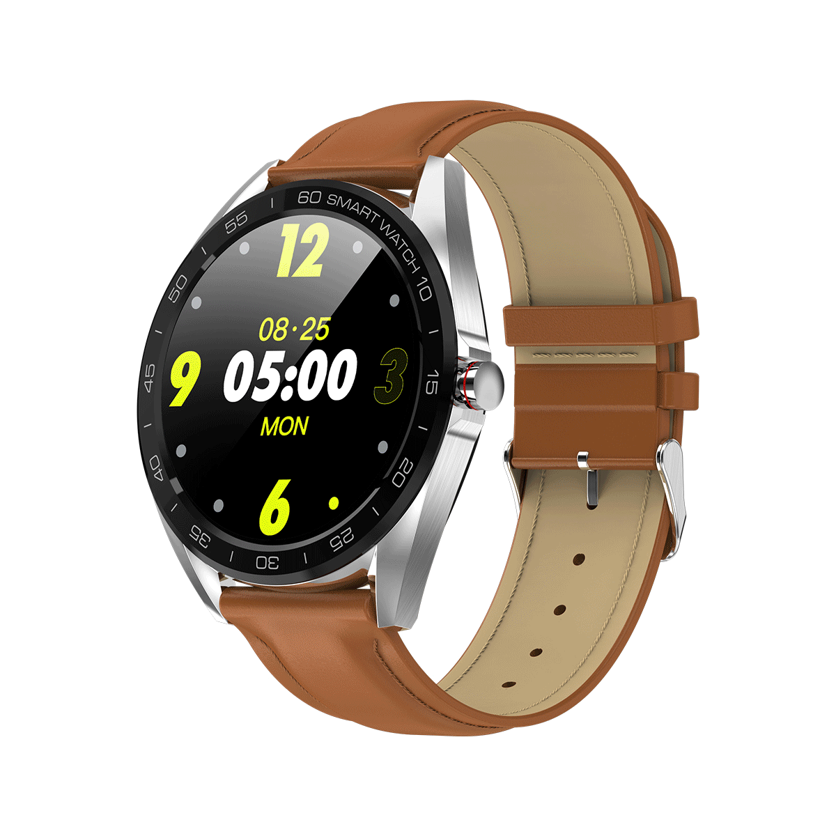 

Bakeey K7 Полный сенсорный цветной экран Смарт-часы Многофункциональный бизнес-стиль HR и артериальное давление Монитор