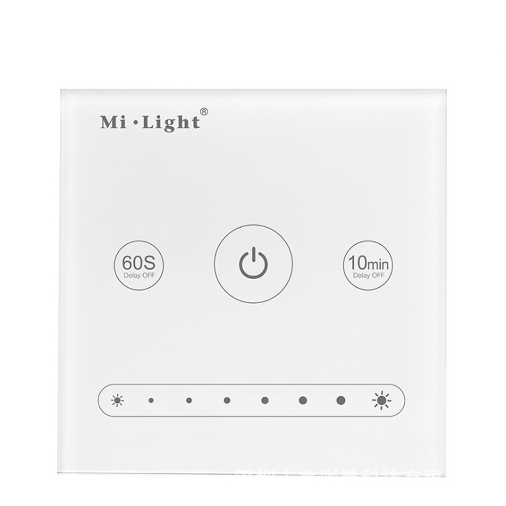 

Milight AC100~220V To 0~10V L1 1-Channel Touch Panel Dimmer Switch for Single Color LED Light