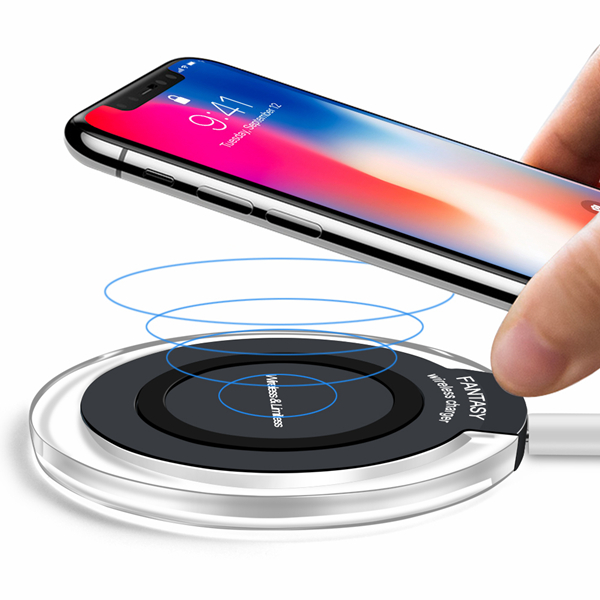 

Bakeey 10W Светодиодный Qi Зарядное устройство для беспроводного зарядного устройства для iPhone X 8Plus S9 + S8 Note 8