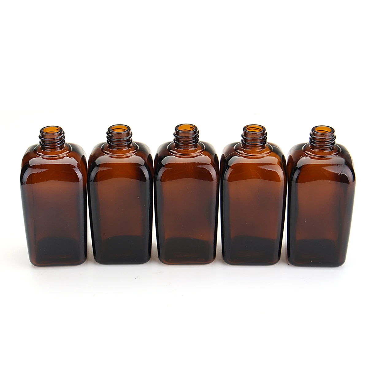 5Pcs Amber Glass Spray Bottles