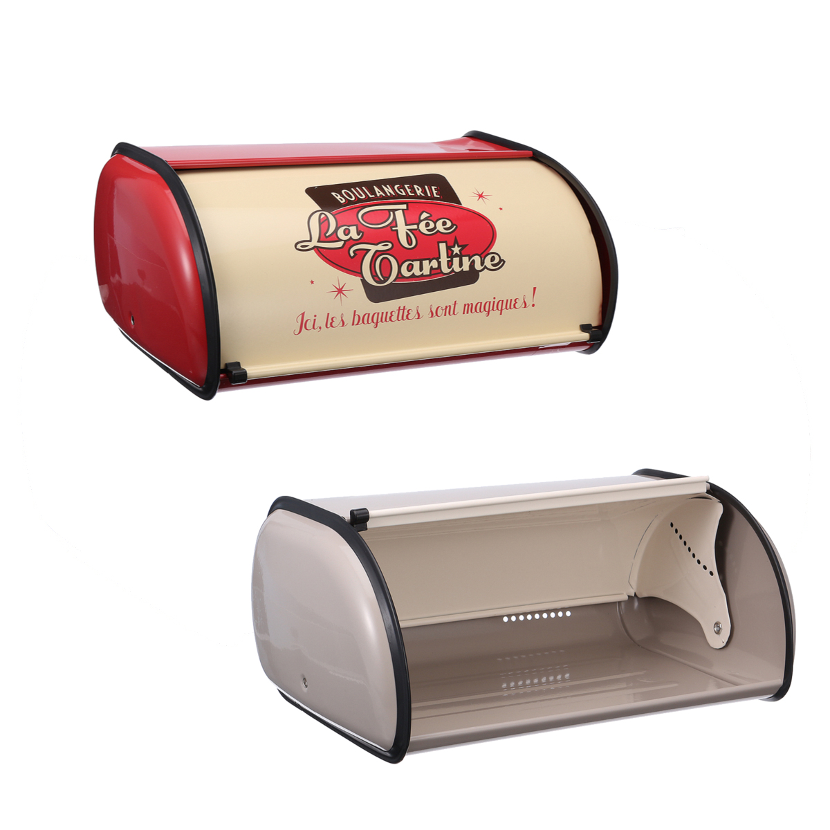 

Железный Французский Хлеб для Хранения Коробка Контейнер для мусора Кухня Кафе Еда Печенье Печенье Буханка