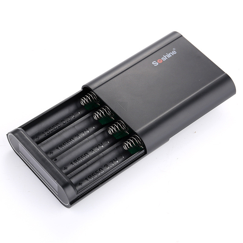 

Mobile Phone 4 x 18650 Power Bank Case 5V 2A Dual USB LCD Powerbank Box Portable DIY Battery Charger