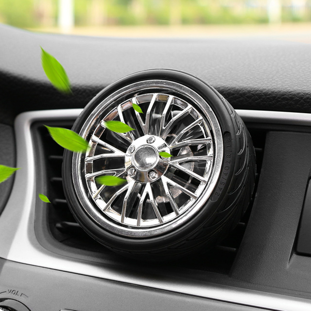 

Mini Wheel Tire Car Air Vent Mount Perfume Clip Air Freshener Fragrance Scent Decoration for Truck
