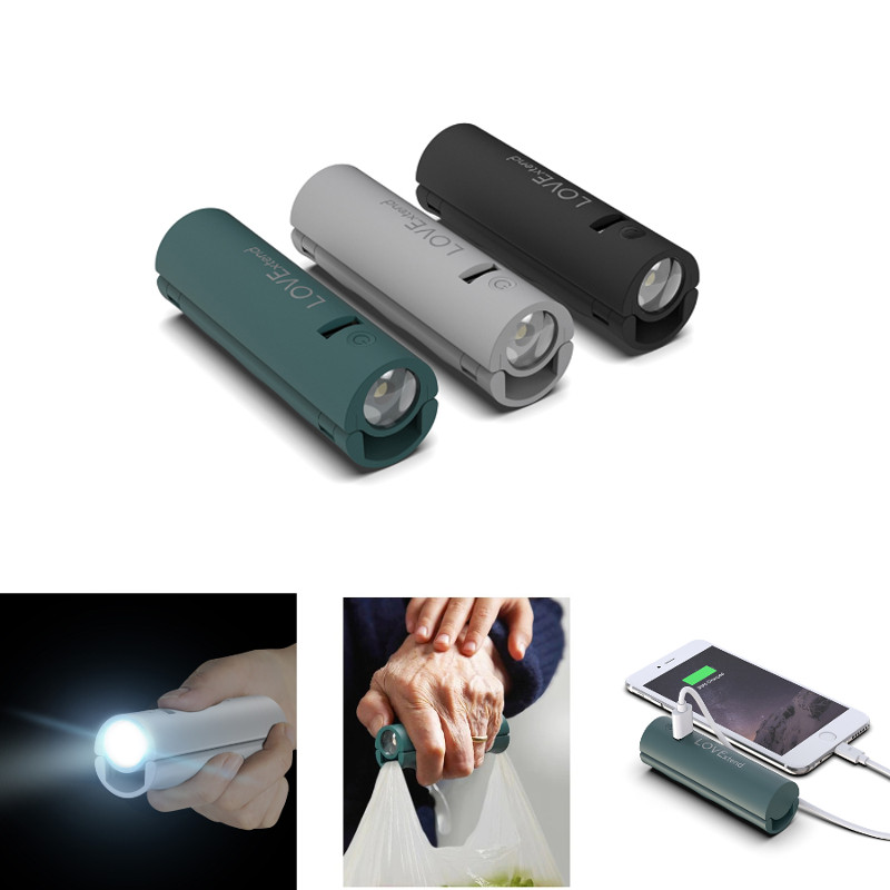 

LOVExtend Rechargeable Flashlight 3000mAh Power Bank Portable Grip Ourdoor LED Night Light Mini Bike Light From Xiaomi Youpin