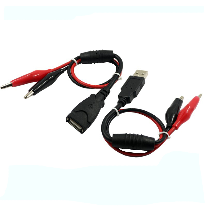 

DANIU USB Alligator Clips Crocodile Wire Male/Female to USB Tester Detector DC Voltage Meter Ammeter Capacity Power Meter Monitor