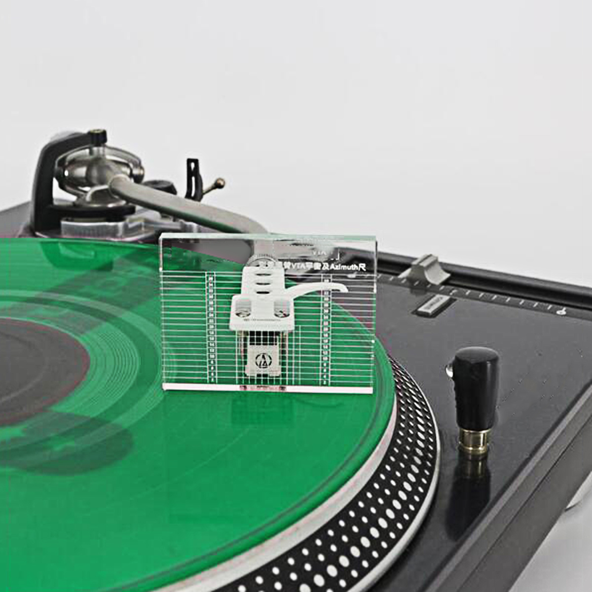 LP Vinyl Record Player Measuring Azimuth Ruler Phono Tonearm VTA Cartridge 15