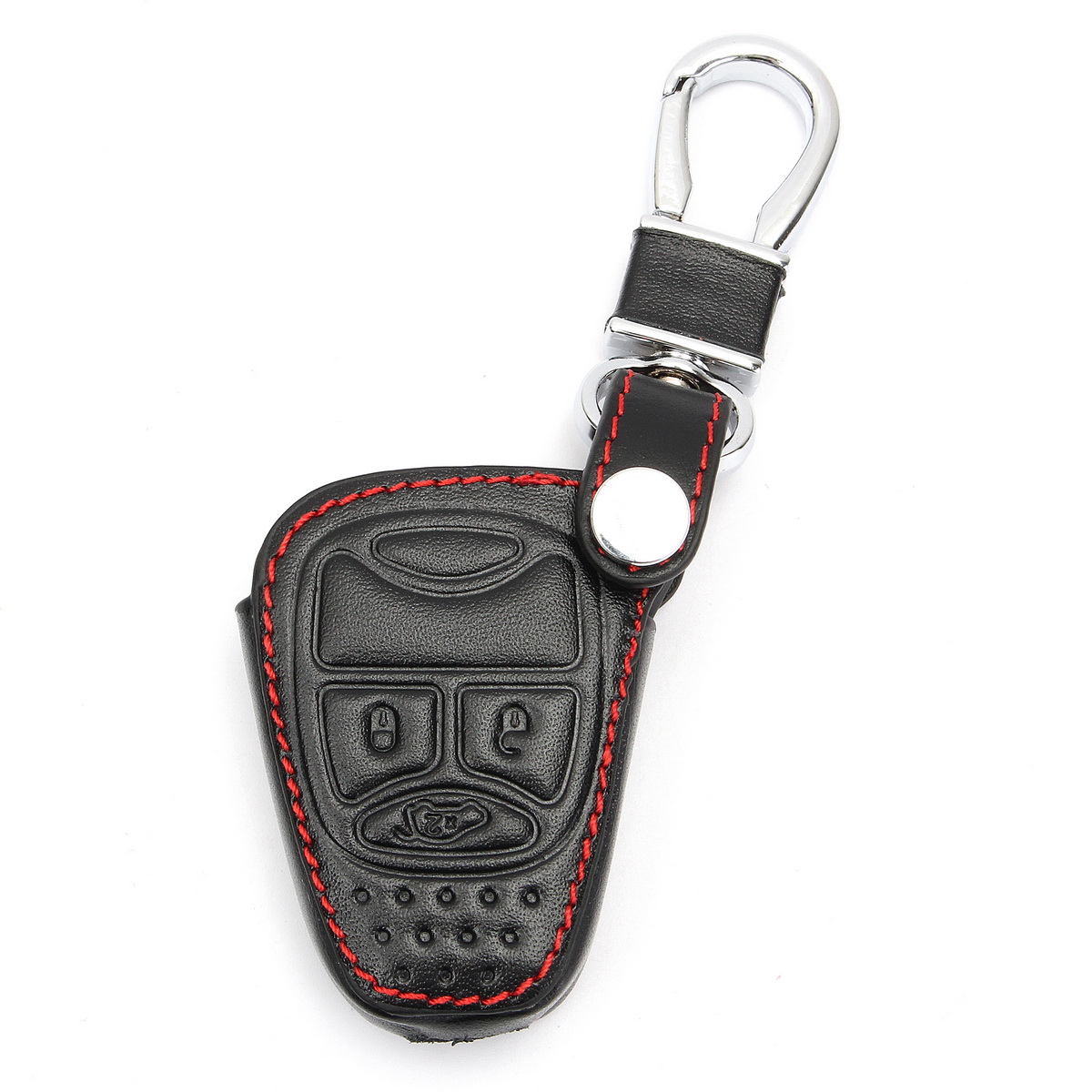 

3 кнопки кожа протектор брелок для ключа дистанционного цепи автомобиля ФОБ чехол для джипа