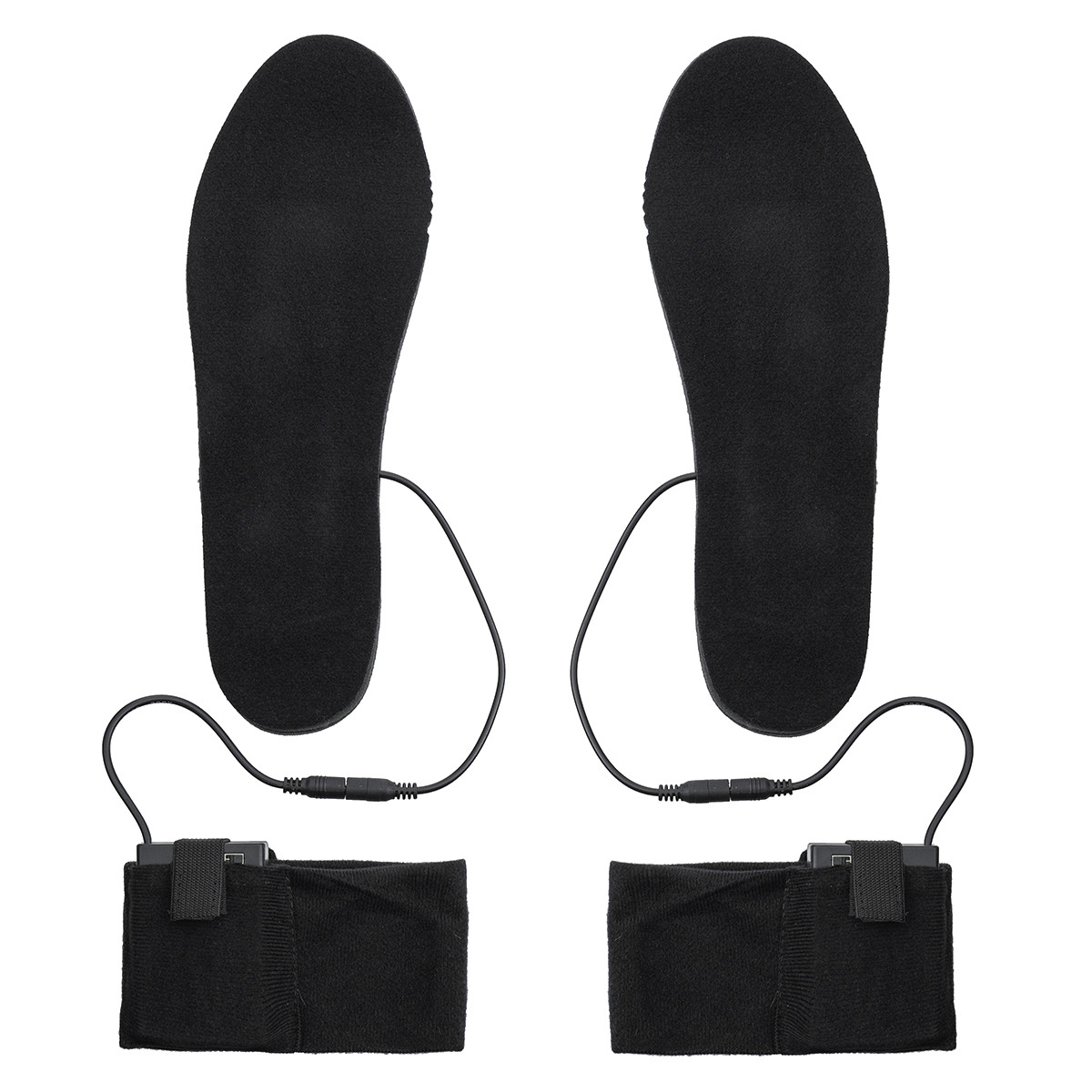 

Battery Powered Electric Heated Shoe Insole Foot Heater Sock Winter Warmer Pads Black
