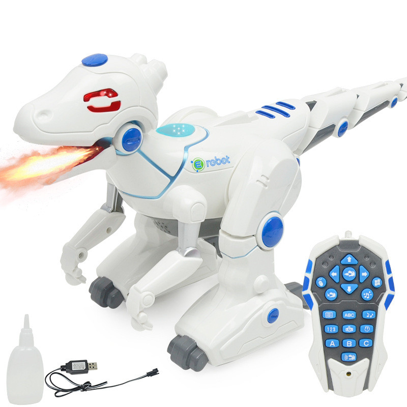 

Electric Dancing Remote Dinosaur Robot With Light Animal Model Toy For Kids Children Christmas Gift