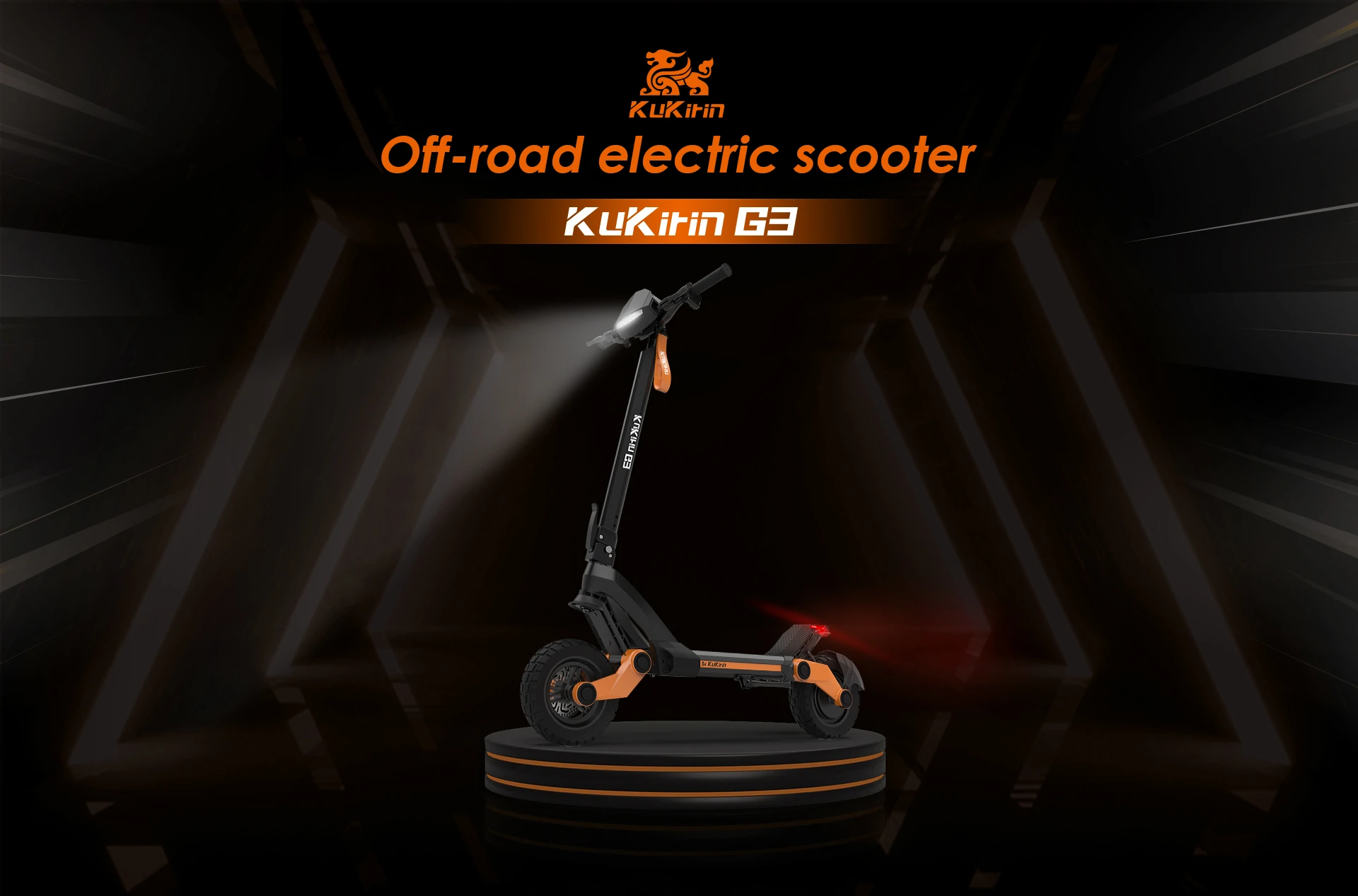 KuKirin G3: scooter todoterreno económico con motor de 1200 vatios