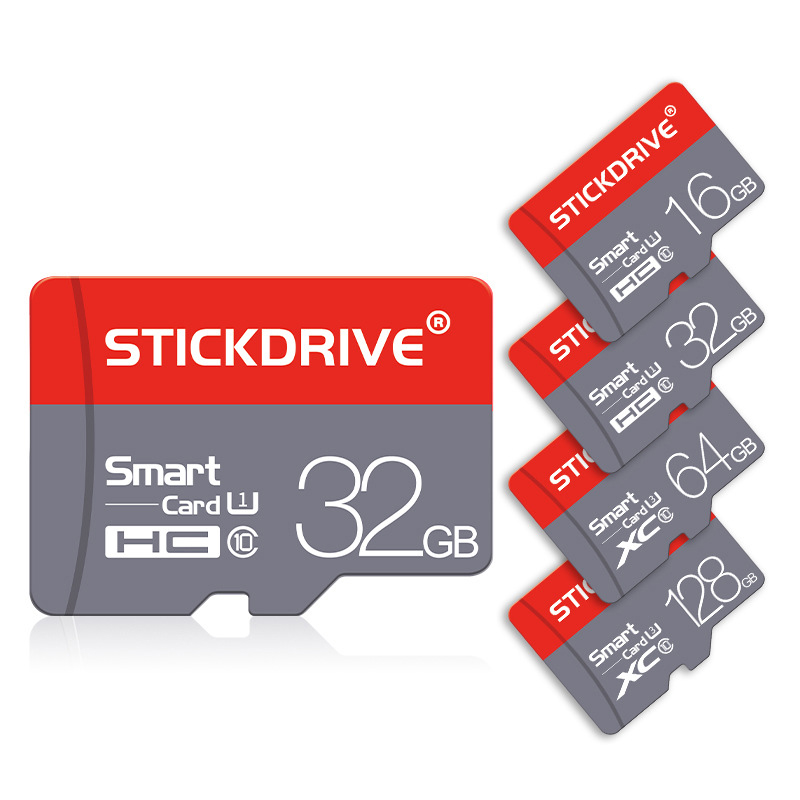 

StickDrive Waterproof 8GB 16GB 32GB 64GB 128GB Class 10 High Speed Max 80Mb/s TF Memory Card With Card Adapter For Mobile Phone Tablet GPS Camera