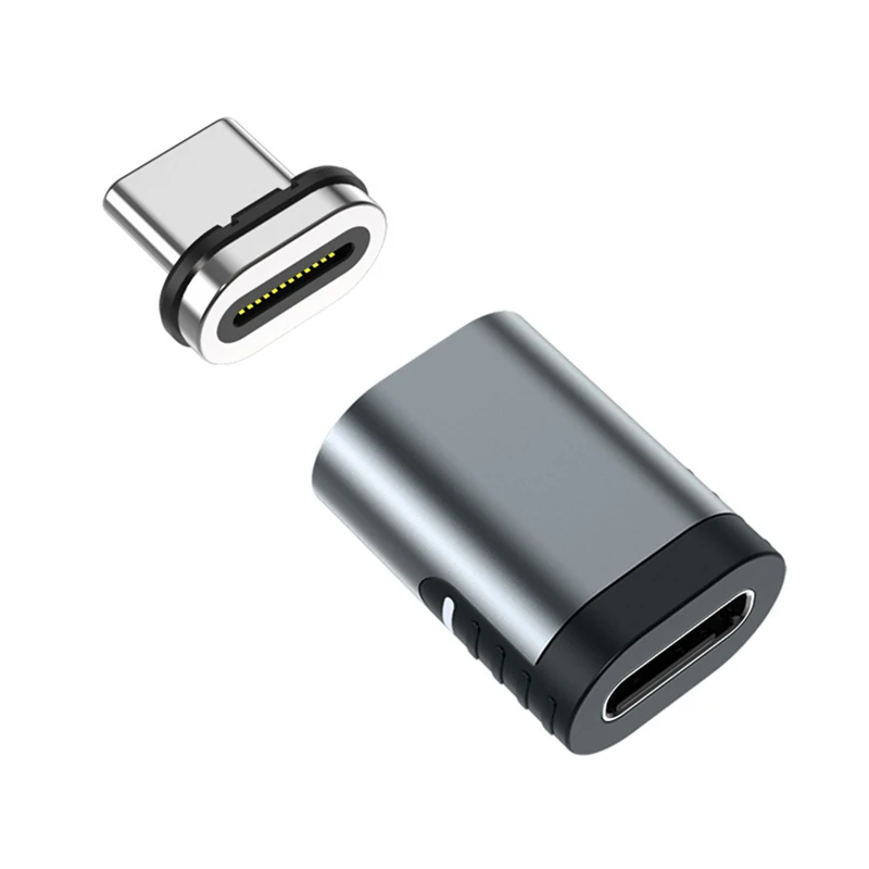 Find Magnetic USB C 3 1 Adapter Type C to Type C 100W PD 10Gbp/S Data 24 Pin Transfer Adapter Connectors for Sale on Gipsybee.com
