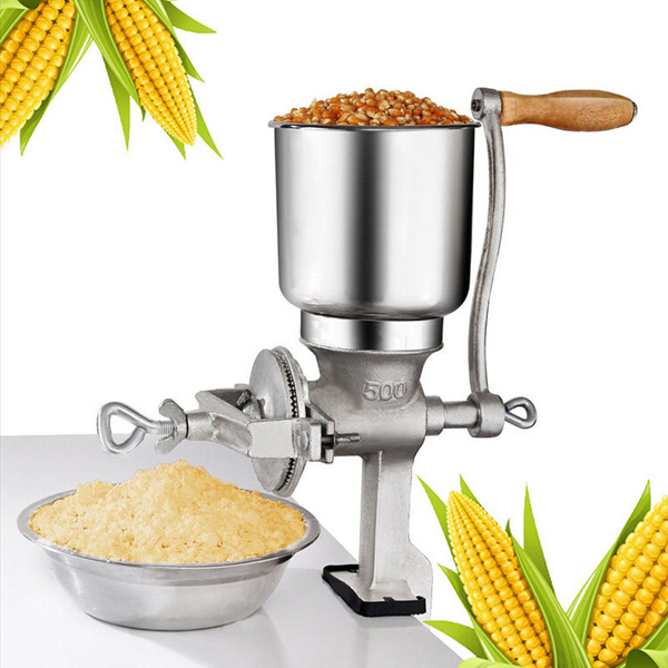 

Hand Grain Mill Manual Corn Cereal Grinder Beer Brewing Tool