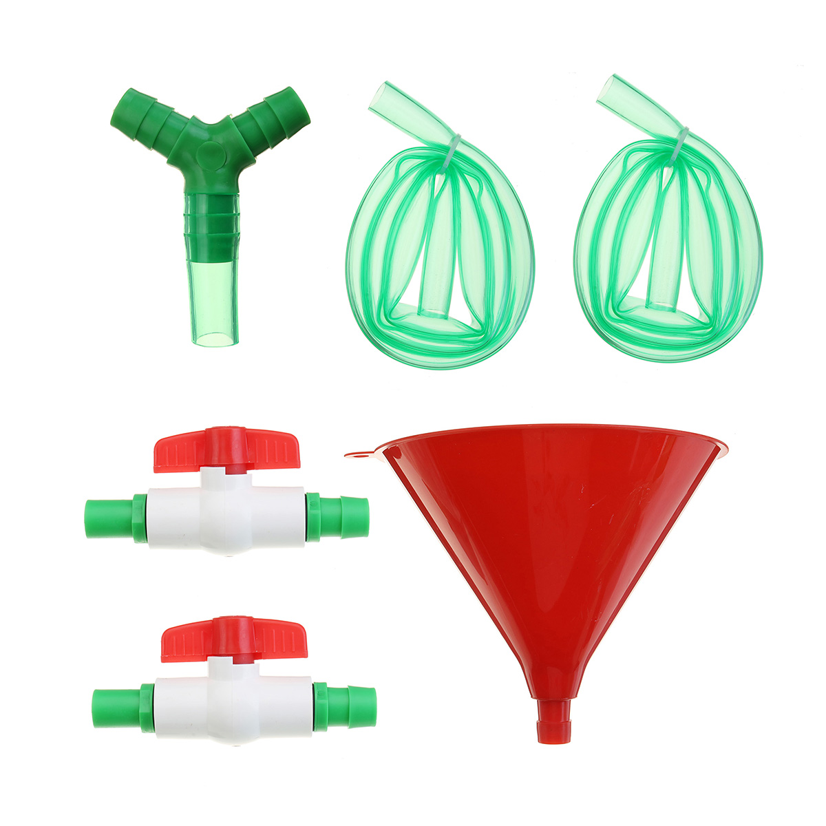 

3.28Ft Beer Drinking Bong Single Funnel Plastic Valve Double 2 Tube Adult Hen/Stag Party Game