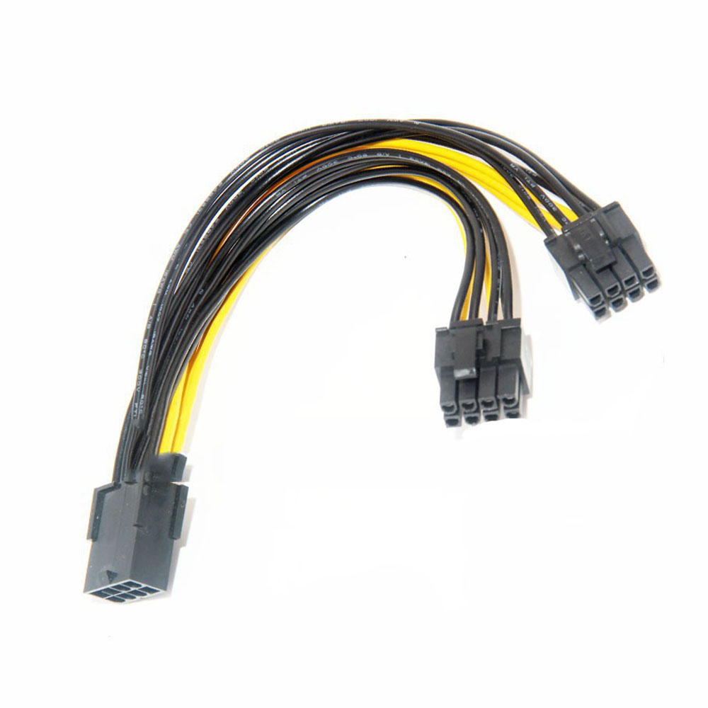 Find 8P Female to Dual 6+2pin Male Graphics Card Power Cable Graphics Card 8P to Dual 8P Power Supply Cable Transfer Wiring for Sale on Gipsybee.com with cryptocurrencies