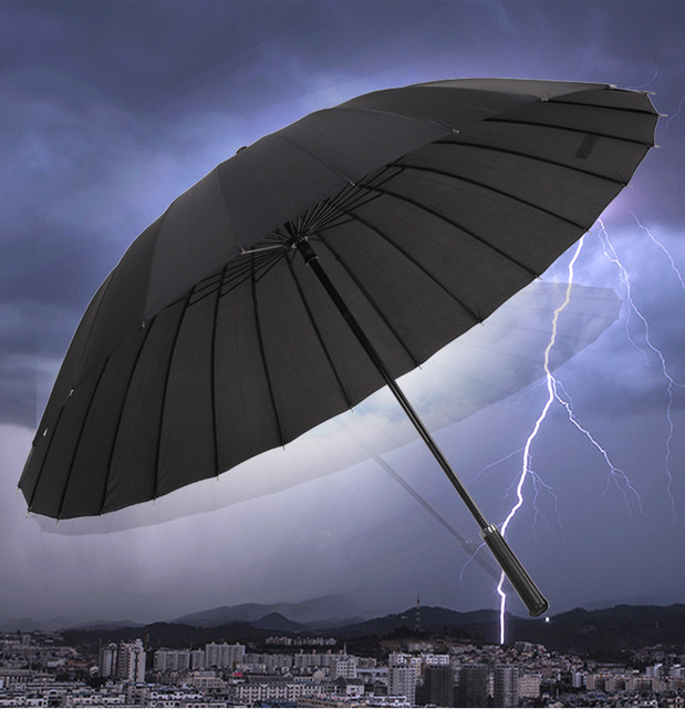 

24 Bone K Increase Umbrella Windproof Golf Umbrella Long Handle Umbrella Male And Female Business Umbrella