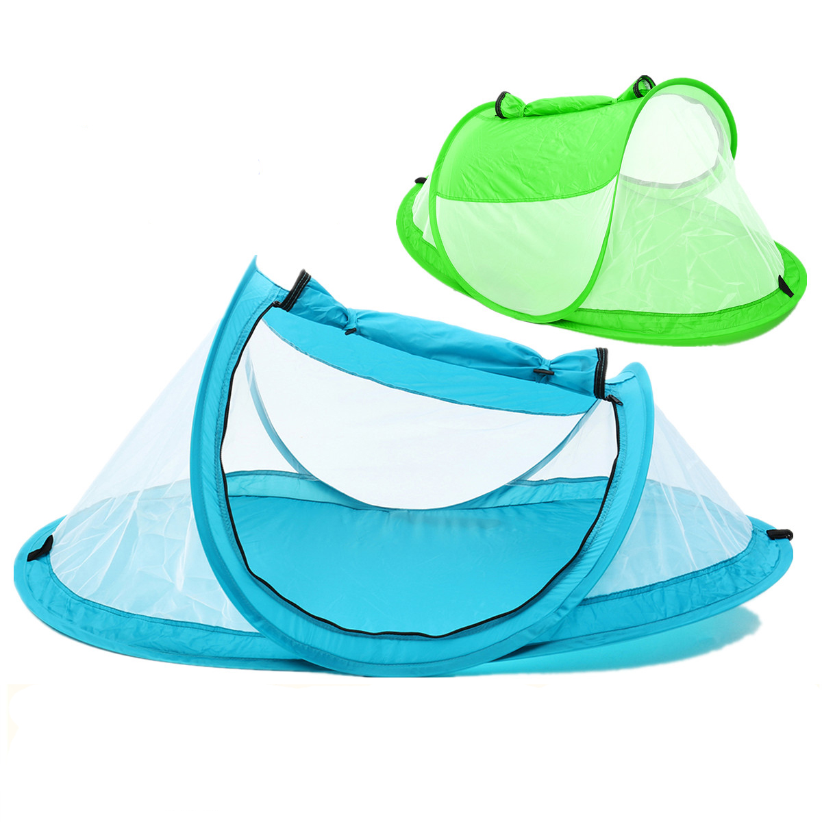 

Портативный Pop Up Пляжный Тент Canopy Sunshade Shelter Anti-UV Baby Travel Противомоскитная сетка