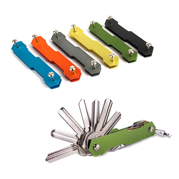 

AOTDDOR® Aluminum Double Open Key Clip DIY Keychain Storage EDC Tool