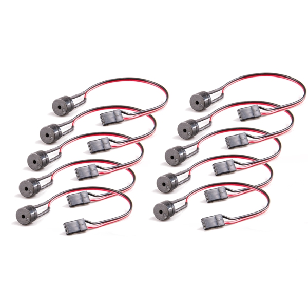 

10 PCS 5V Active Buzzer Alarm Beeper With Cable for FPV Racer Quadcopter RC Drone DIY