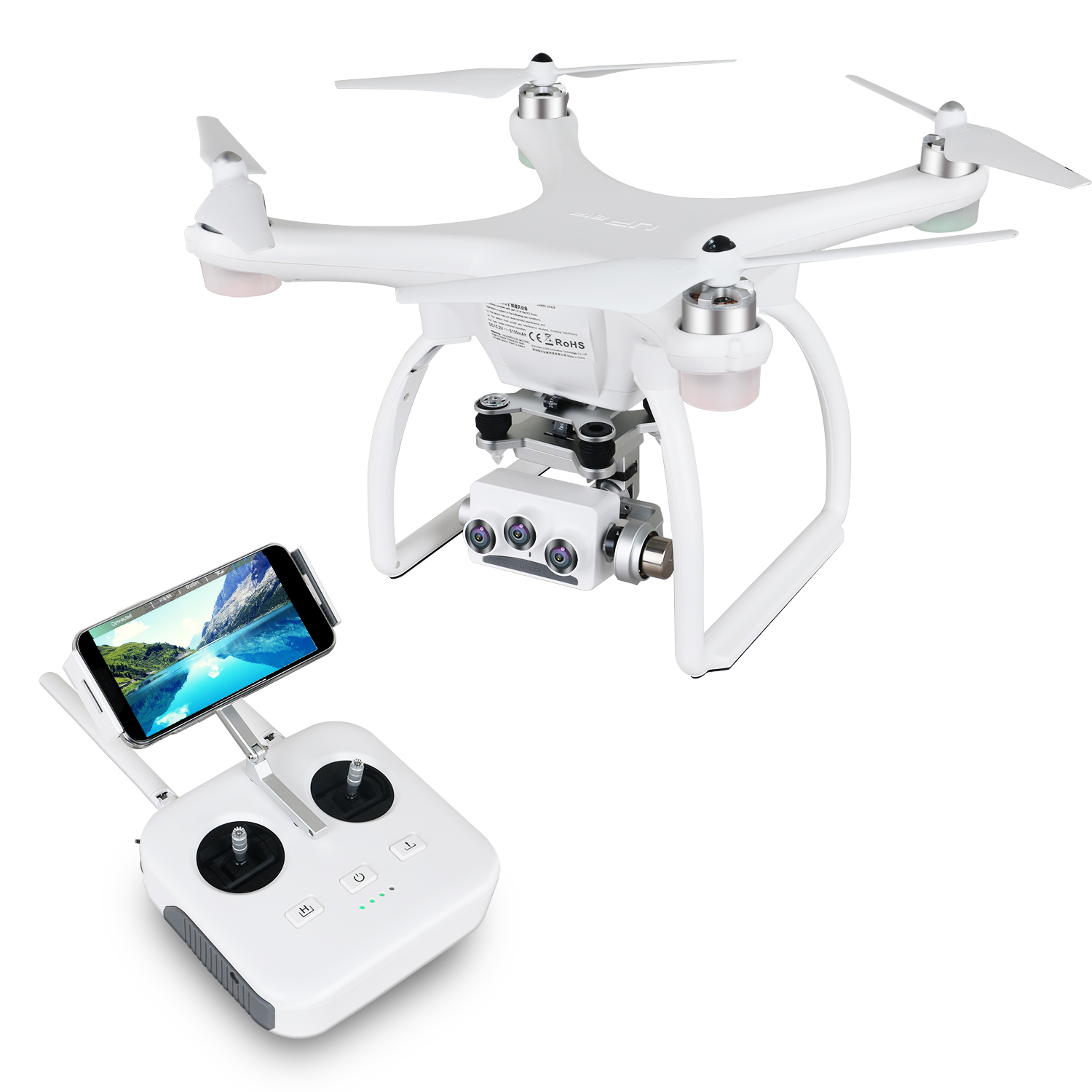 UPair 2 Ultrasonic 5.8G 1KM FPV 3D + 4K + 16MP Camera With 3 Axis Gimbal GPS RC Quadcopter Drone RTF 1
