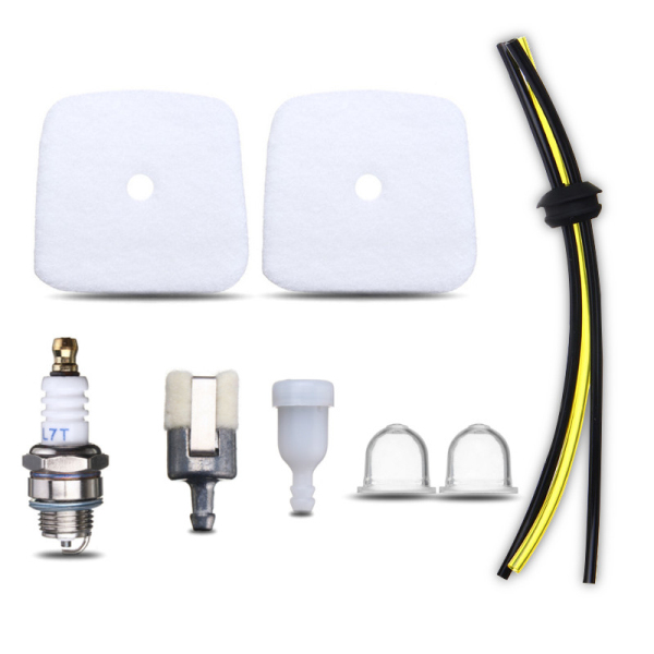 

Lawnmower Fuel line Tune Up Service Air Filter Kit For All New Mantis Part For Echo Tiller
