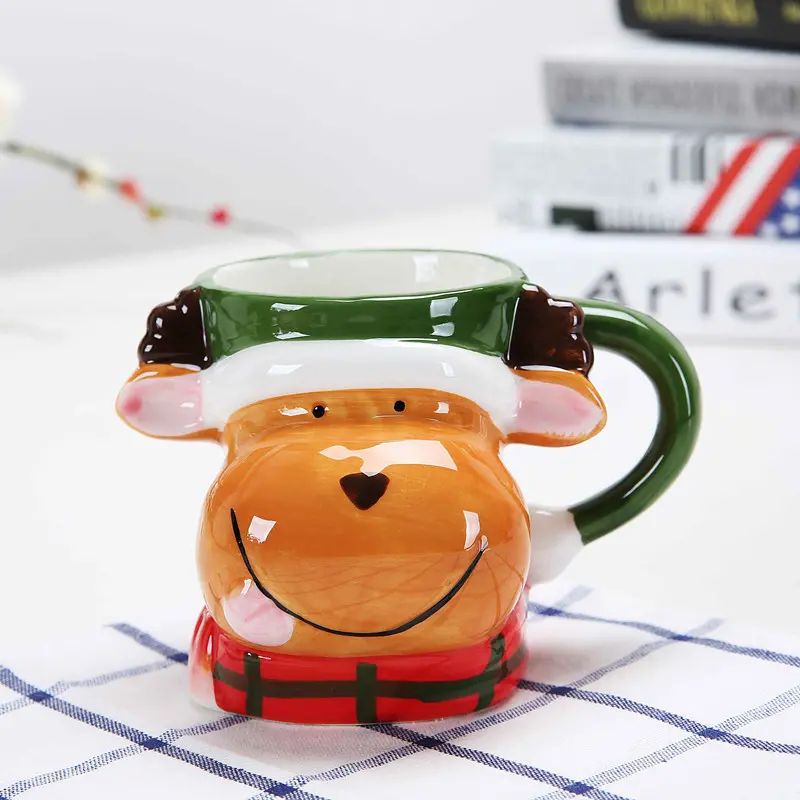 Creative Christmas Gift Ceramic Tea Mugs Water Container Cups And Mugs Top Grade Porcelain Coffee Cup Drinkware