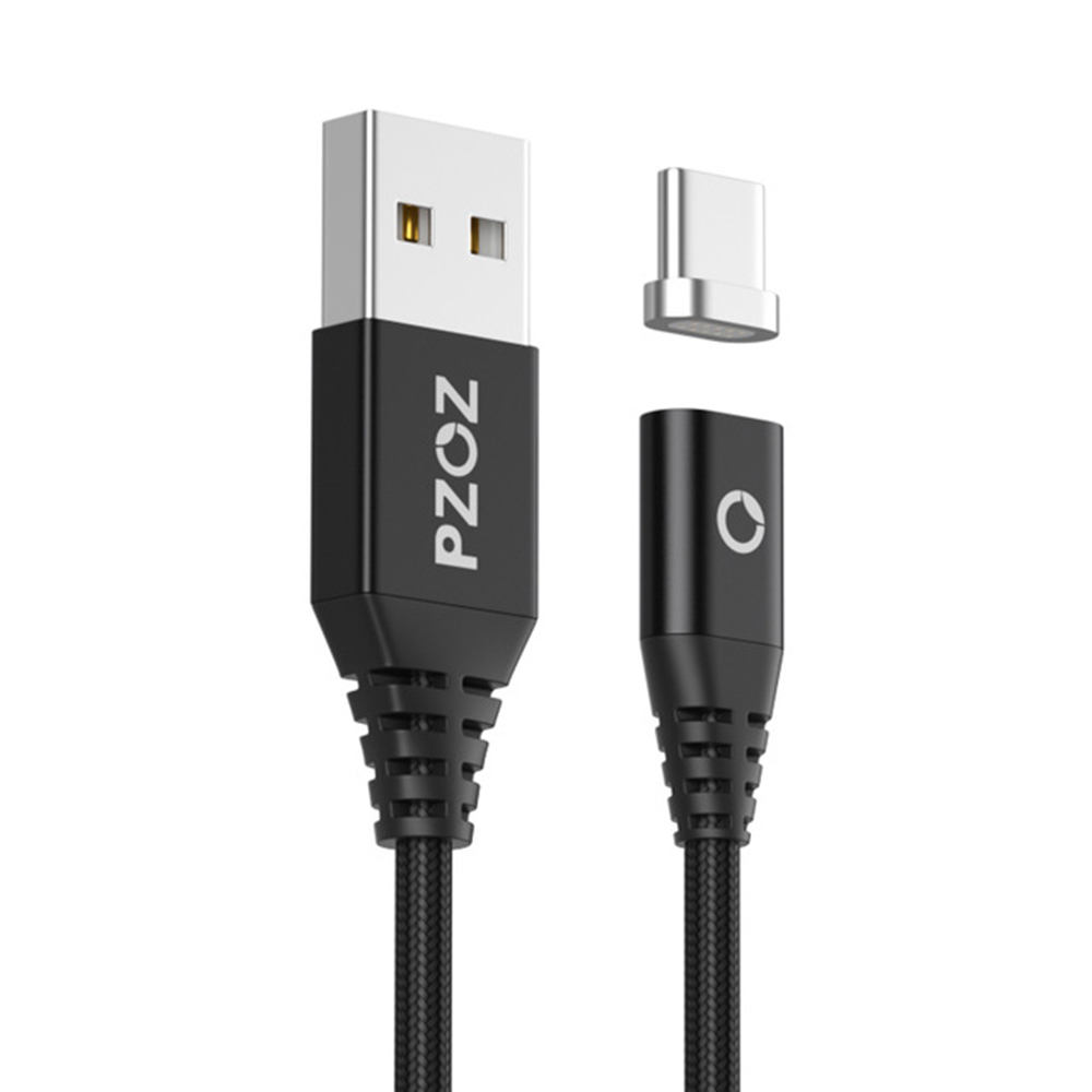

PZOZ 2.4A Type C Micro USB Magnetic QC3.0 Fast Charging Data Cable For Xiaomi Mi8 Mi9 HUAWEI P30 Pro Pocophone S9 S10 S10+