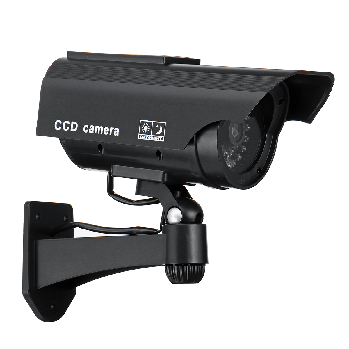 Solar Power Fake Camera CCTV Realistic Flashing IR Dummy Security Camera Blinking 19
