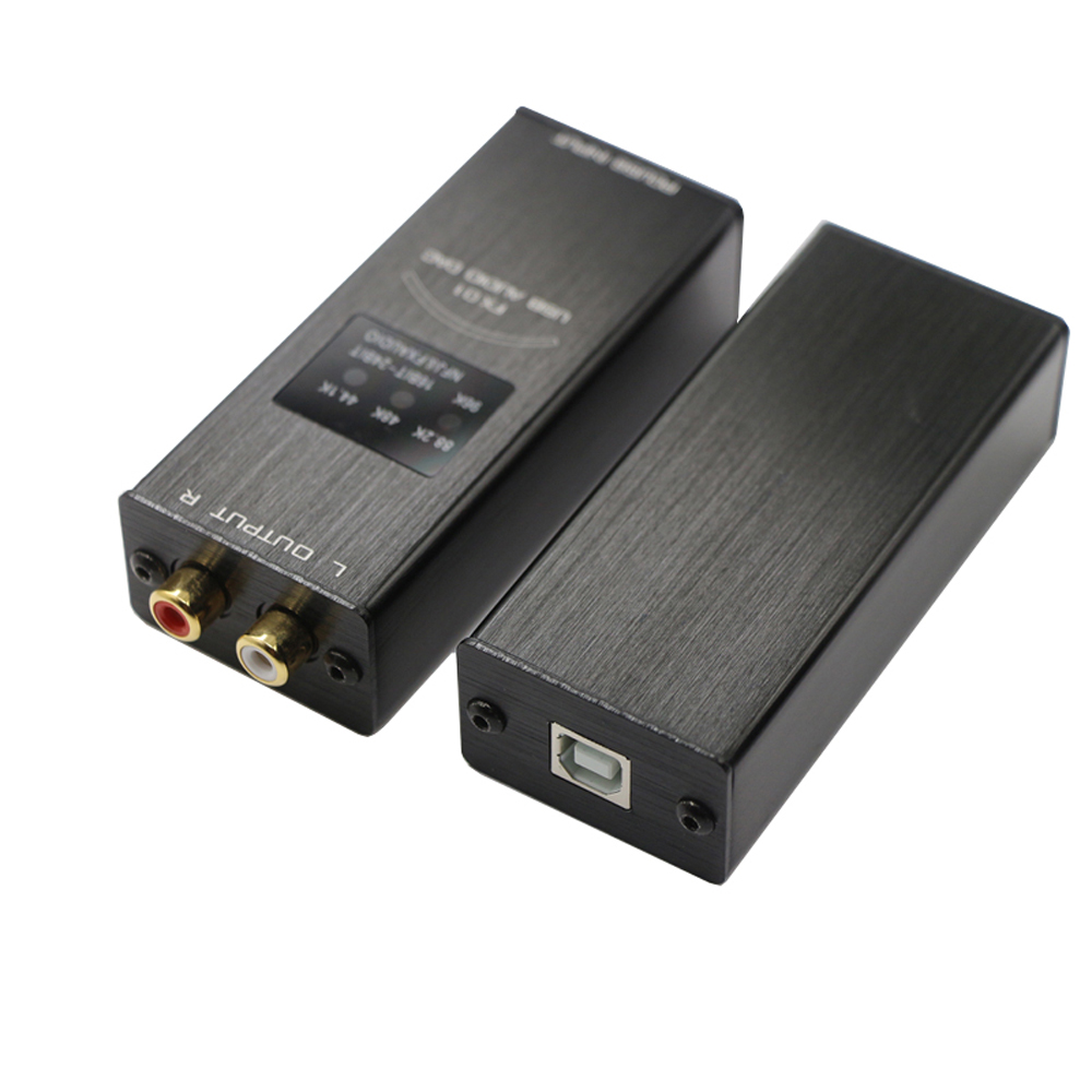 

FX-AUDIO FX-01 Mini USB DAC Audio Amplifier USB Sound Card 24bit Decoder Sampling Rate Display SA9023 PCM5102 Portable A