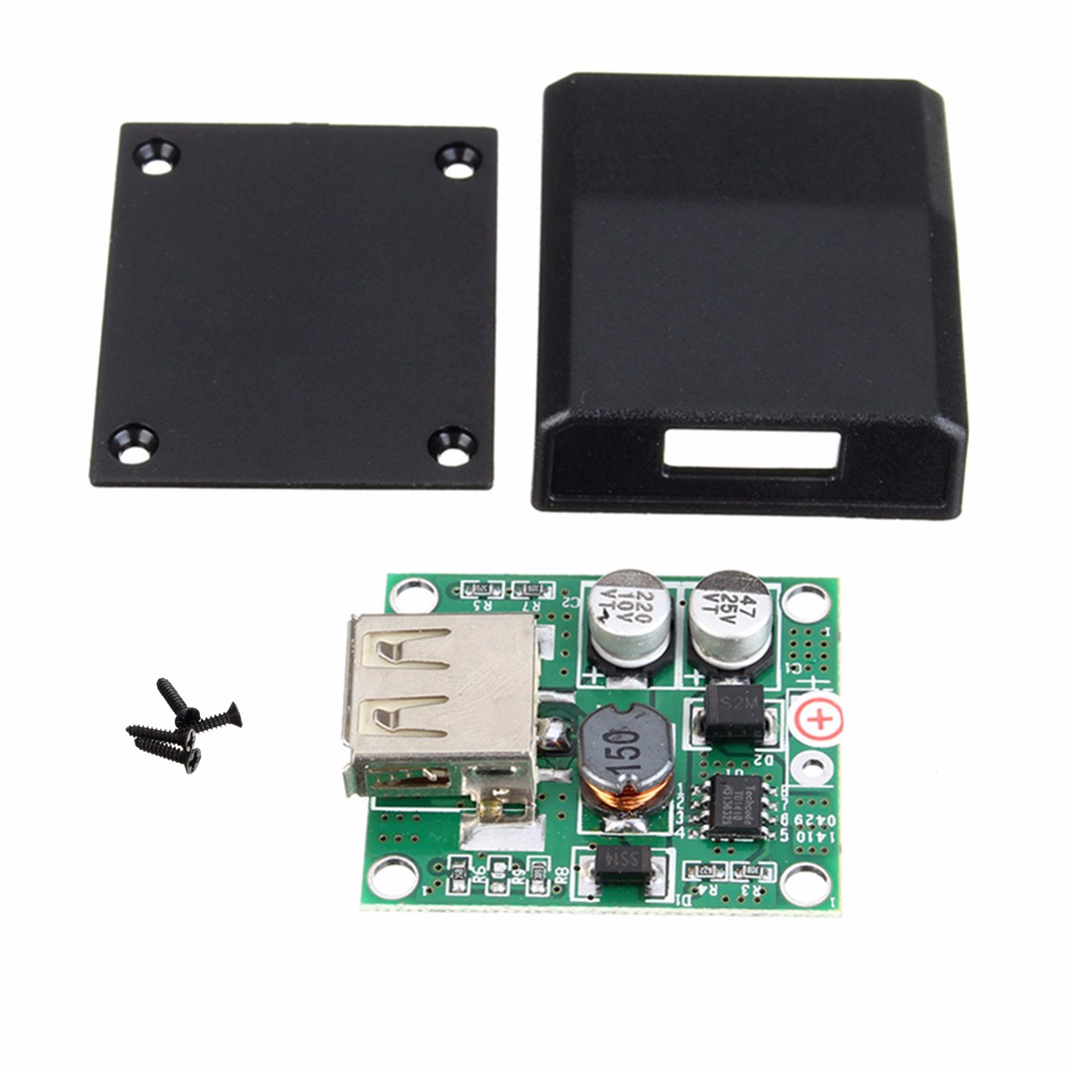 

5pcs DIY 5V 2A Voltage Regulator Junction Box Solar Panel Charger Special Kit For Electronic Production