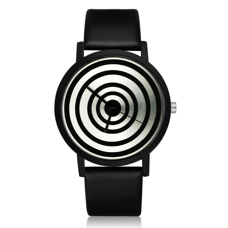 

GAETY G417 Мода Женское Мужчины Кварцевые часы Creative Geometric Шаблон Наручные часы