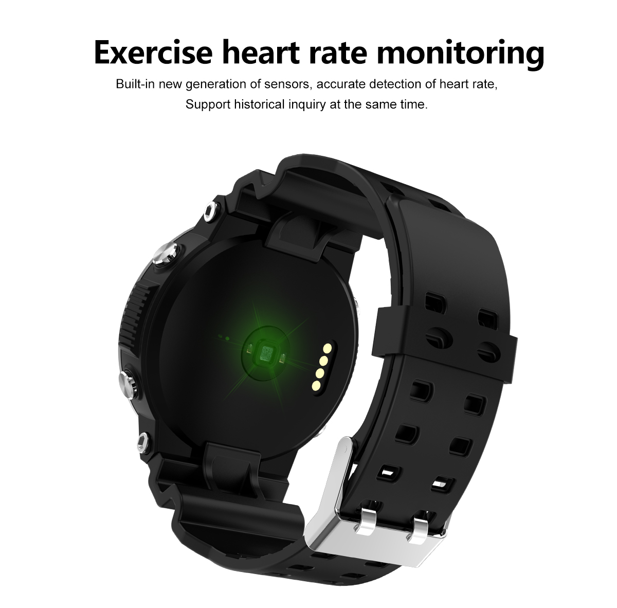 Newwear Q6 1.0inch GPS Compass Heart Rate Monitor Sports Mode Fitness Tracker bluetooth Smart Watch 18