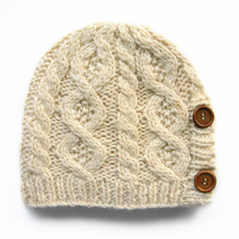 

Men Women Winter Earmuffs Manual Weaving Knit Beanie Hat