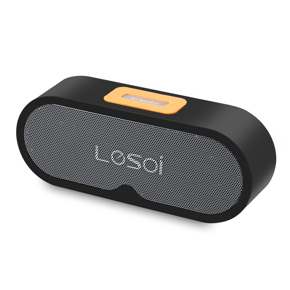

Lesoi F1 Portable Wireless bluetooth Speaker Double Drivers Outdoors TF Card Aux in Speaker