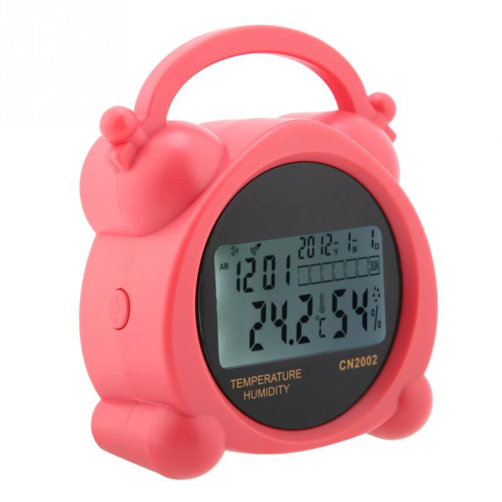 

Влажность Термометр CN002 5 в 1 Цифровой Термометр гигрометр Сигнализация Часы для домашнего офиса Влажность Монитор Термометр