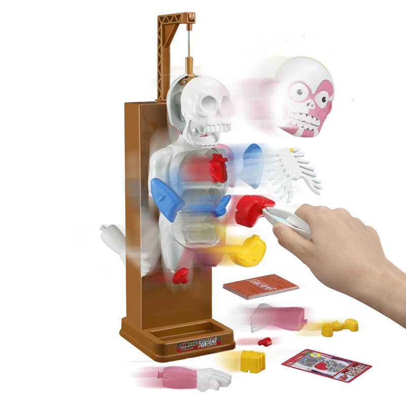 

Scary Human Body Model Trick Joke Game Creepy 3D Puzzle Novelties Toys Gag Gift Assembled Toy