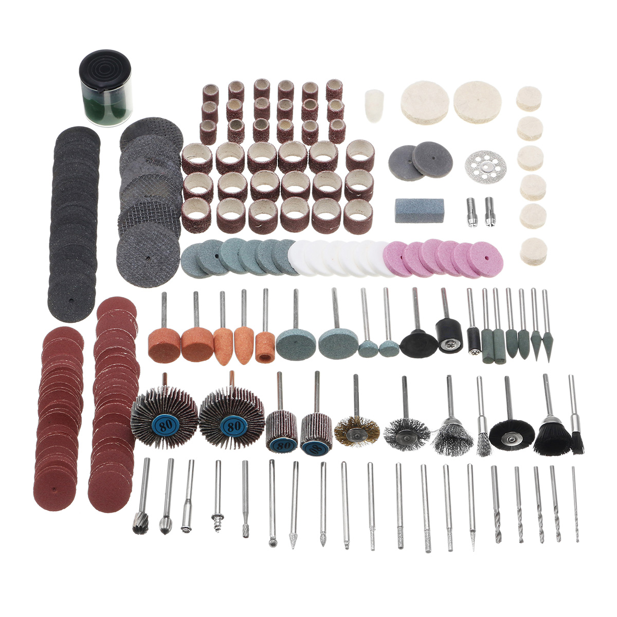 

248pcs Multi Rotary Tool Accessories Set Grinding Polishing Abrasive Tool Kits for Dremel