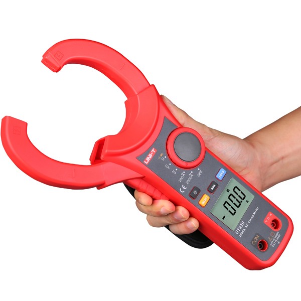 

UNI-T UT220 Digital Auto Rang Clamp Meters AC 2000A AC/DC 750V Resistance 20M ohm Diode Continuity