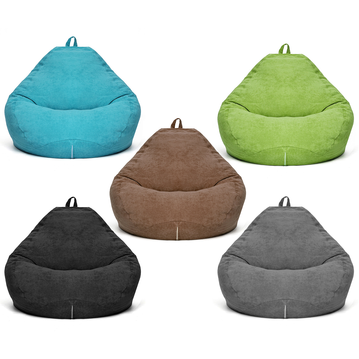 85x105CM Lazy Bean Bag Cover Seat Chair Indoor Corduroy Home 19