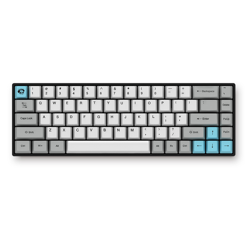 

AKKO 3068 - Silent Mechanical Keyboard 68 Keys bluetooth Wired Dual Mode PBT Keycap Cherry MX Switch Gaming Keyboard