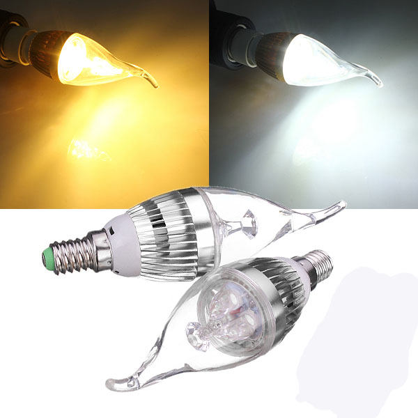 

E14 3W Dimmable 300-330LM LED Chandelier Candle Light Bulb 220V