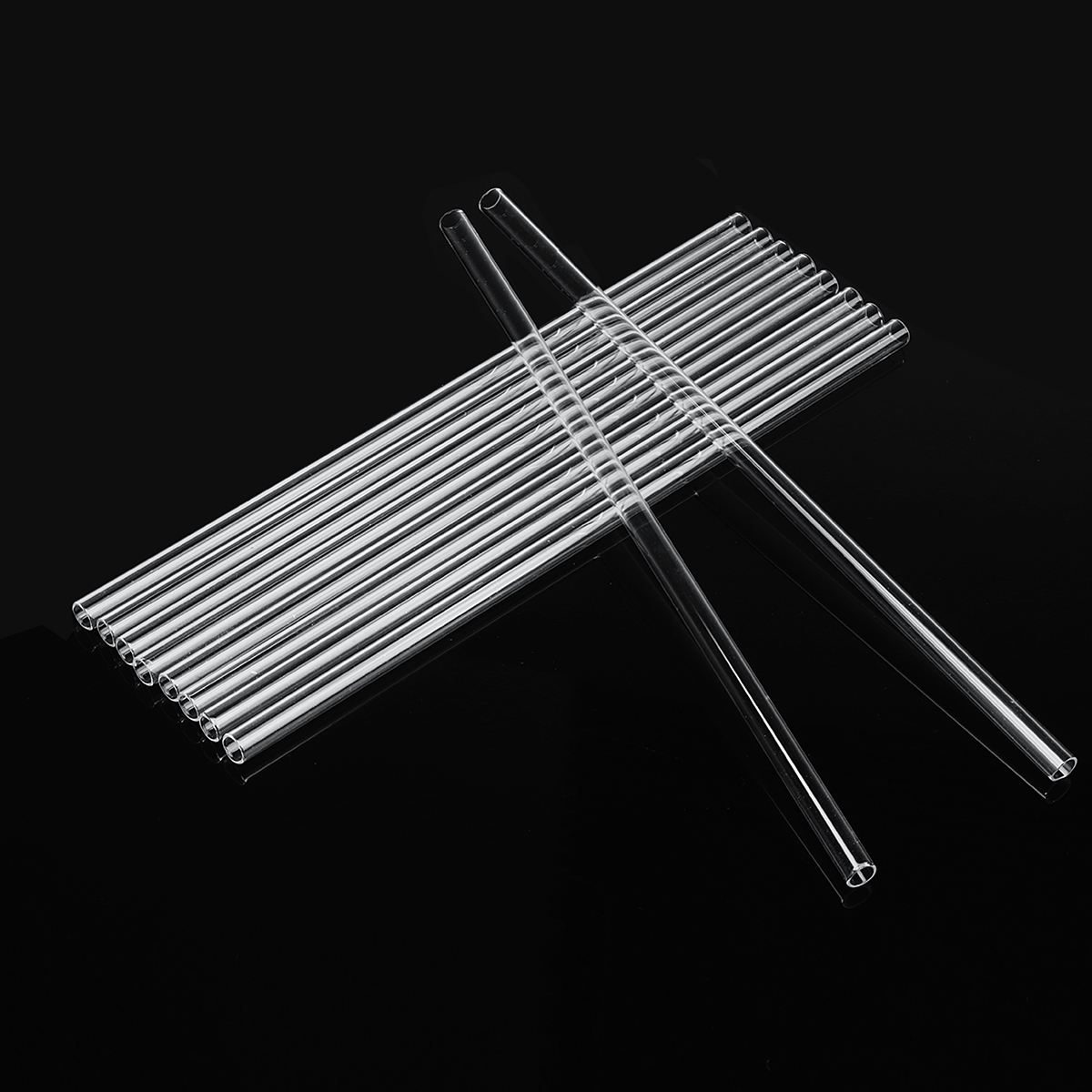 

15Pcs 300mm Borosilicate Glass Clear Glass Tubing Tube 10mm OD 1mm Thick Wall Blowing Tubes