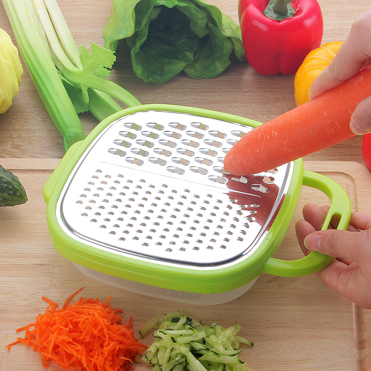 

Multi-function Vegetable Cheese Grater Cutters Stainless Steel Kitchen