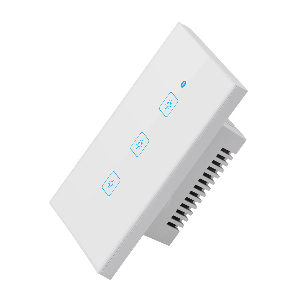 Find EWelink AC90 250V 2A/400W US Standard 1/2/3 Gang WIFI Touch Wall Switch Support Alexa Google Home for Sale on Gipsybee.com with cryptocurrencies