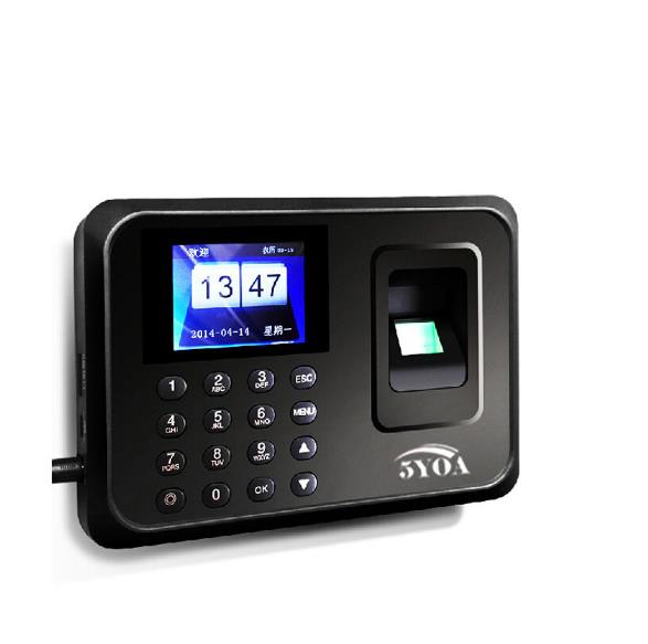 

5YOA A01 Biometric Fingerprint Time Attendance Clock Recorder Employee Digital Electronic English Portuguese Voice Reade