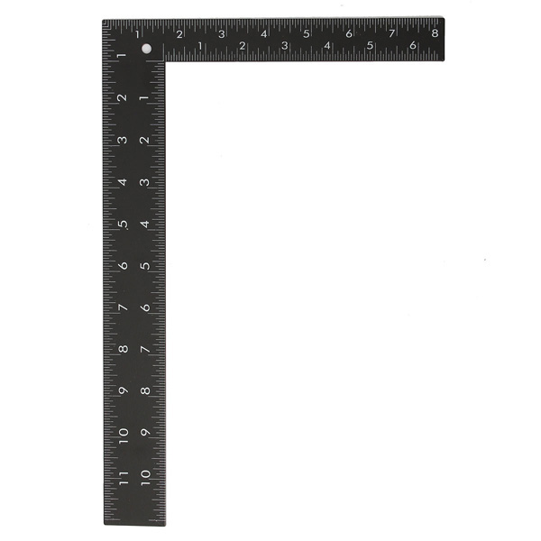 

8 x 12inch стали Метрика имперской двойной маркировки квадрат обрамление плотник мера правителя
