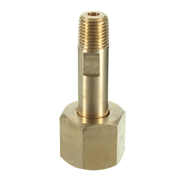 

CGA-540 Nut 3" Nipple to 1/4" NPT Cylinder Fittings Regulator Inlet Bottle (Oxygen)