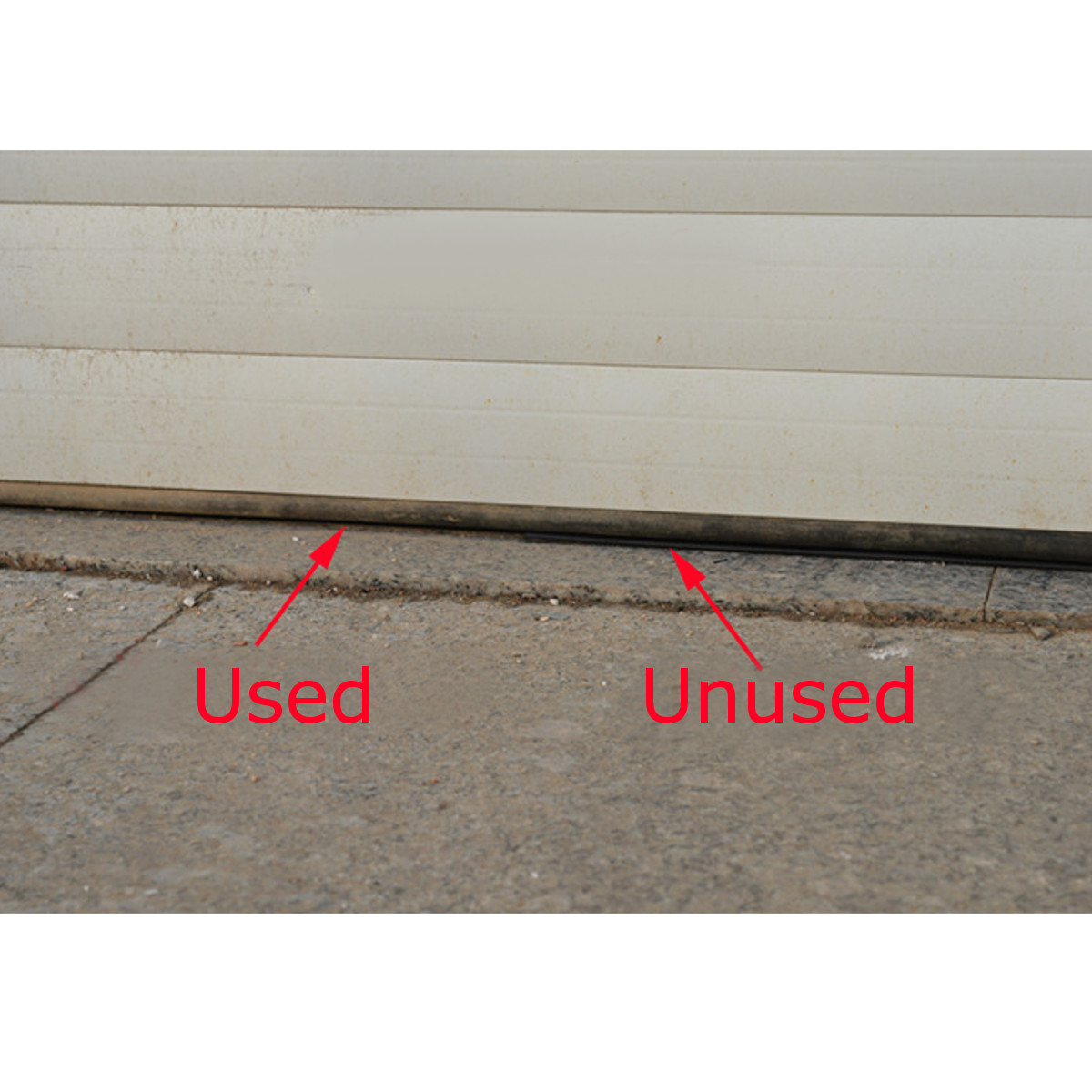 1/3/5/7m Garage Door Bottom Weather Stripping Rubber Seal Strip Replacement Door